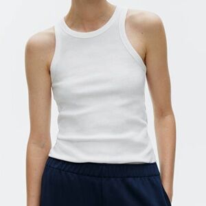 New! Arket rib racer top. M